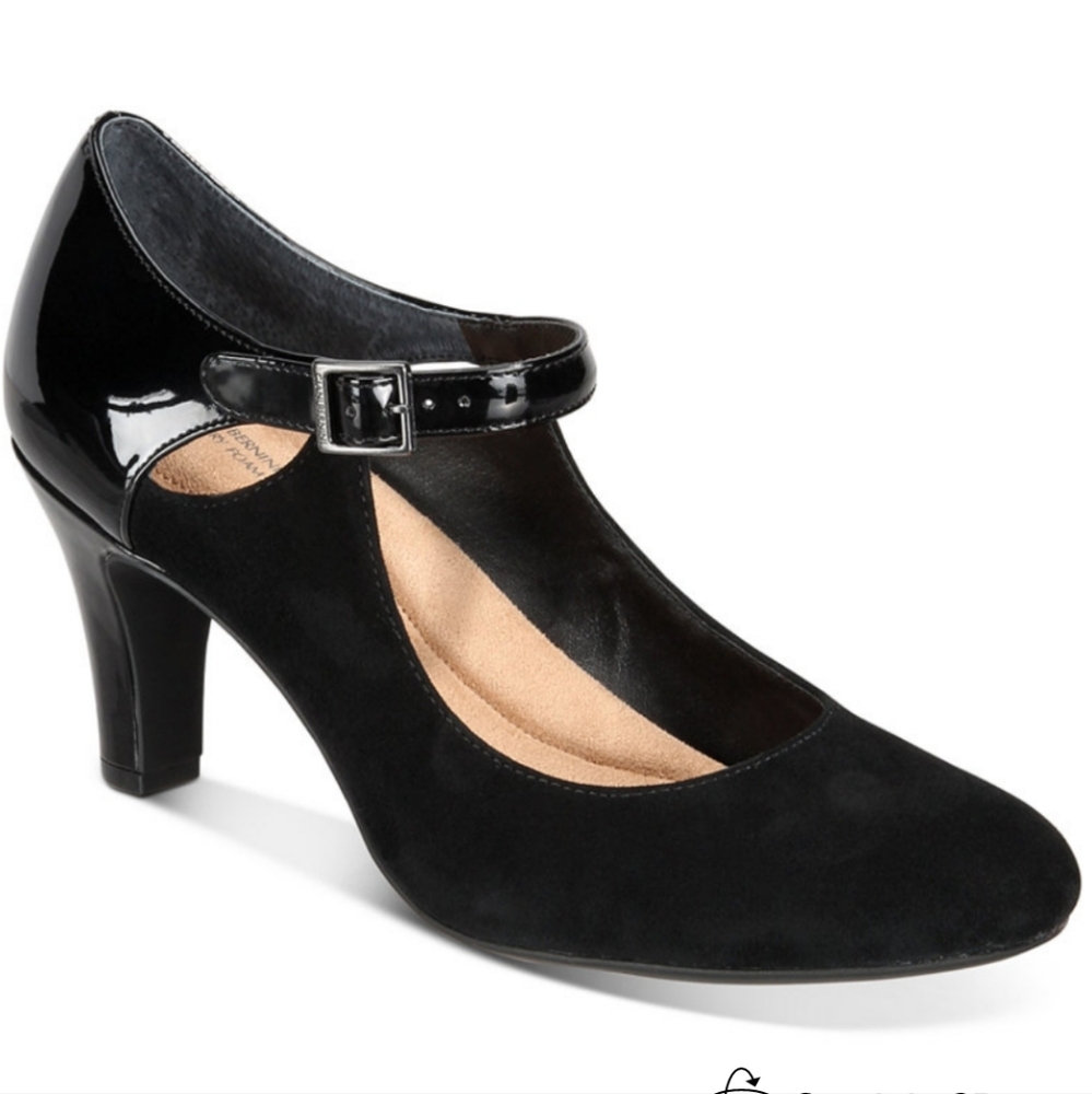 NWB Giani Bernini Women's Velmah Memory Foam Mary Jane Pumps Size 8 Wide